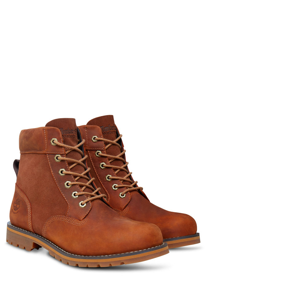 Timberland Men's Larchmont 6-inch Boot Brown Glazed Ginger Fg