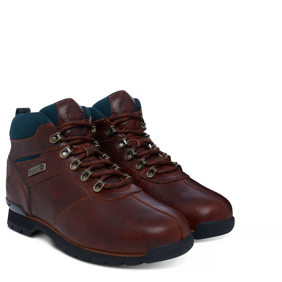 Timberland Men's Splitrock 2 Hiker Dark Brown Brown/Green
