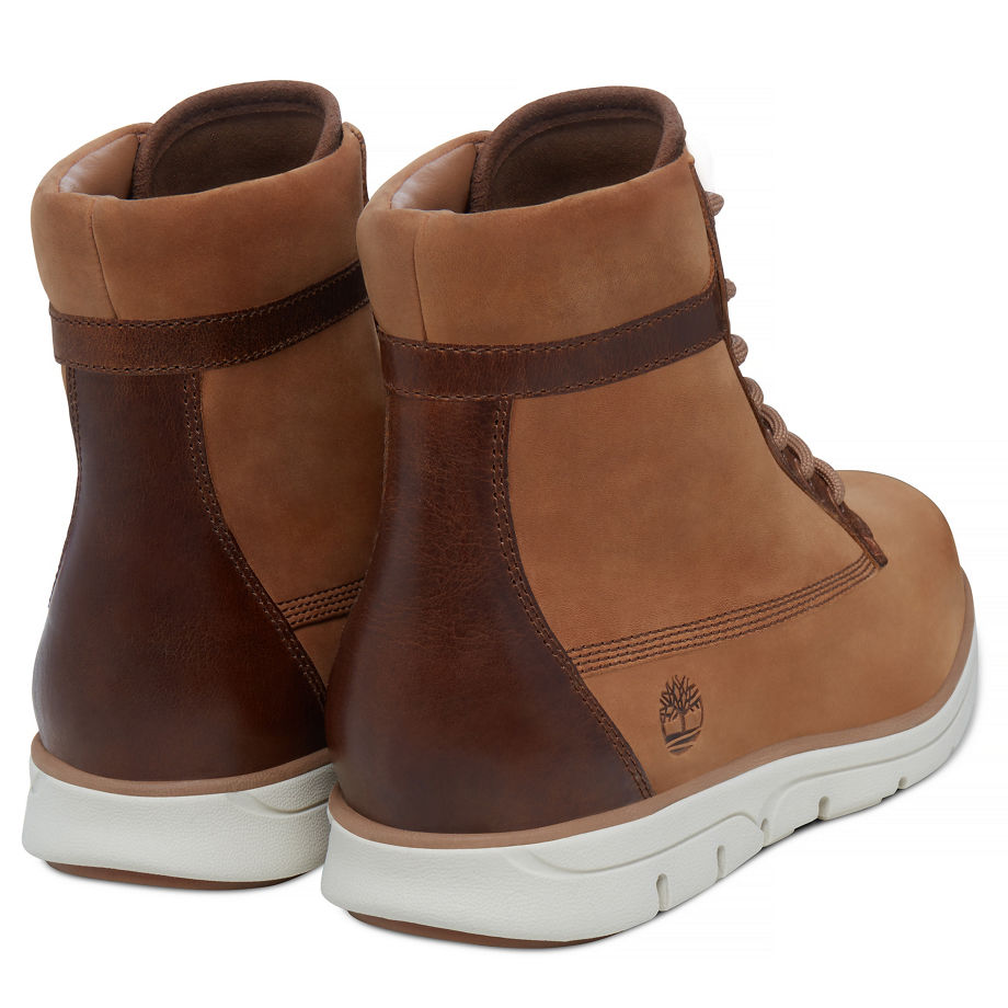 Timberland Men's Bradstreet Mixed Media Boot Tan Oakwood Poseidon