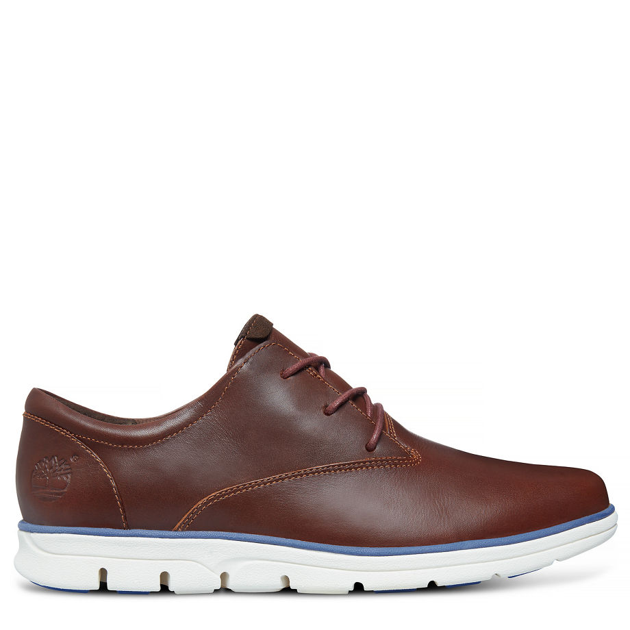 Timberland Men's Bradstreet Oxford Brown Glazed Ginger Euro Veg