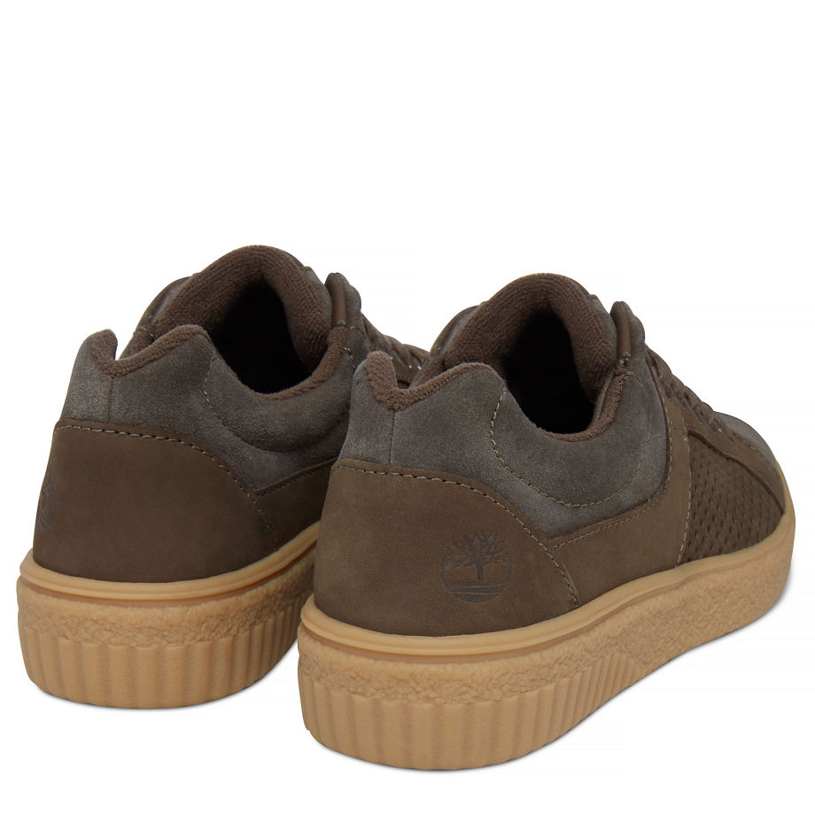 Timberland Women's Milania Oxford Trainer Greige Canteen Hammer Suede