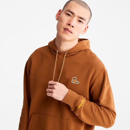 Timberland Men's Boot-Logo Hoodie Sweatshirt