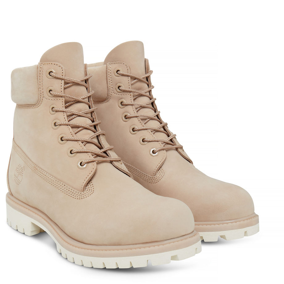 Timberland Men's Icon 6-inch Boot Beige Croissant Waterbuck