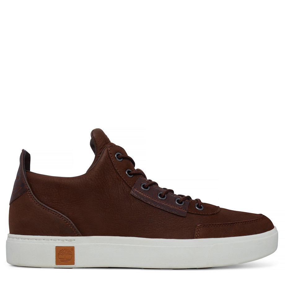 Timberland Men's Amherst High Top Chukka Vintage Brown Potting Soil Vecchio