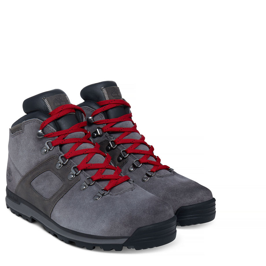 Timberland Men's GT Scramble Leather Boot Stone Grey Dark Grey