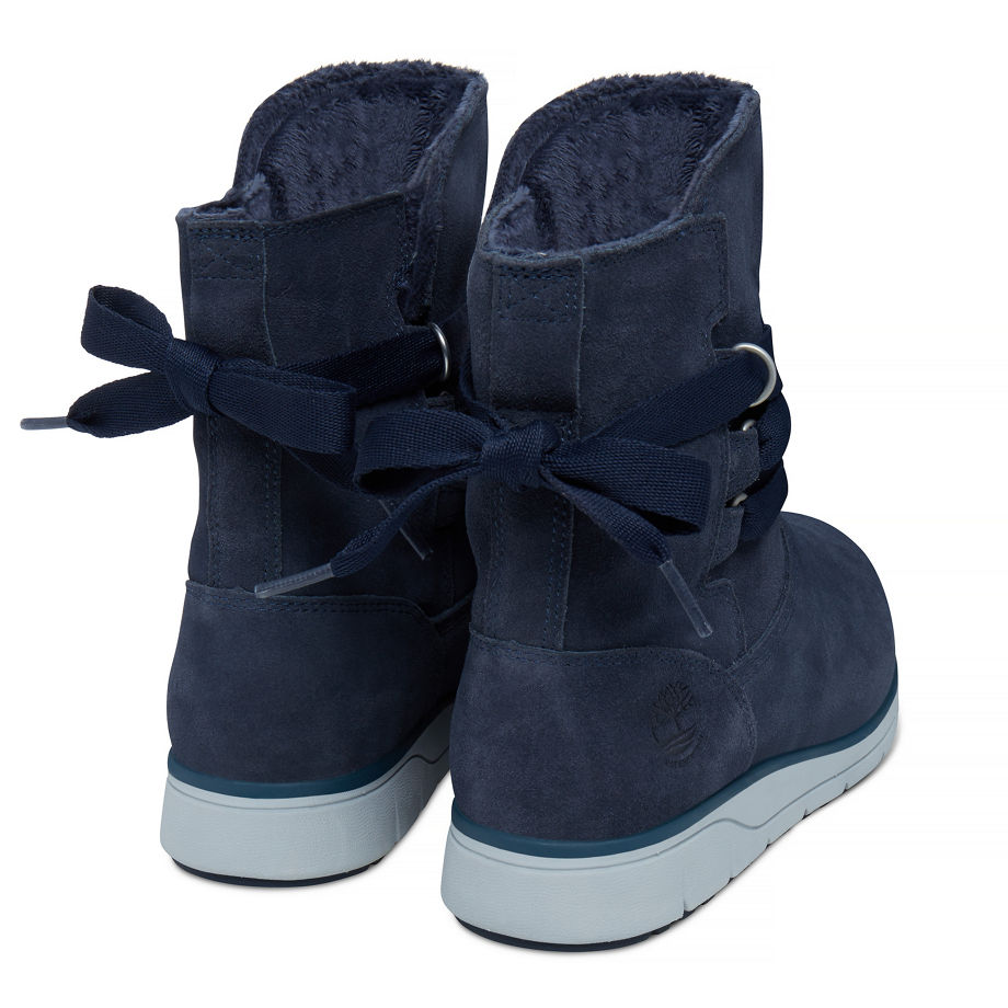 Timberland Women's Leighland Pull On Boot Dusky Blue Dark Blue