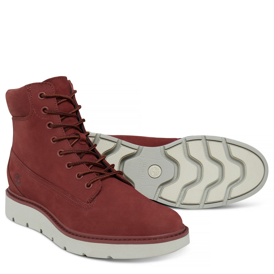 Timberland Women's Kenniston 6-inch Boot Dusky Red New Sable Nubuck