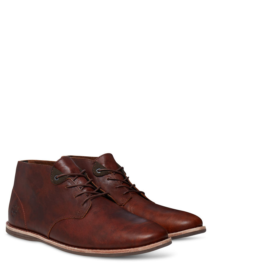 Timberland Men's Revenia Plain Toe Chukka Light Brown Dark Sudan Brown Mars Fg