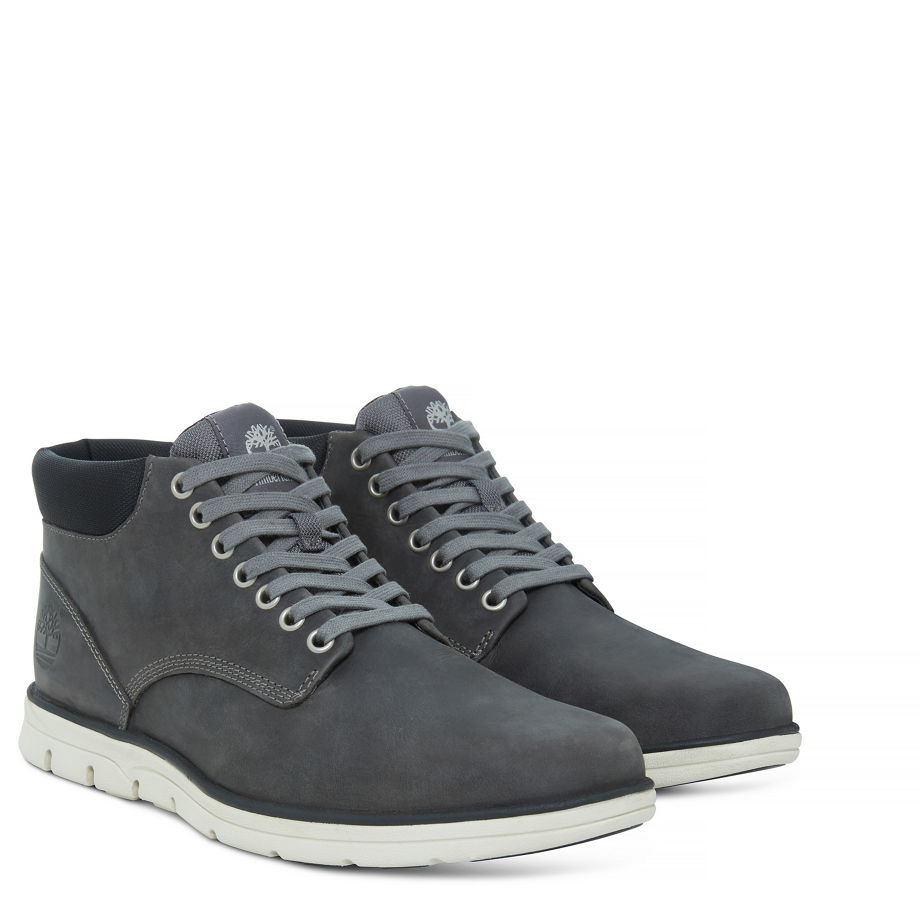 Timberland Men's Bradstreet Leather Chukka Grey Pewter Saddleback