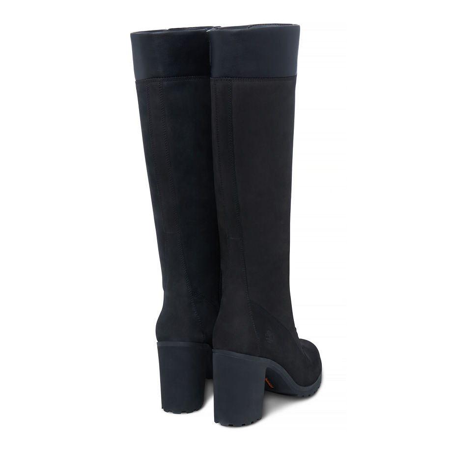 Timberland Women's Allington 14-Inch Boot Black Black Nubuck