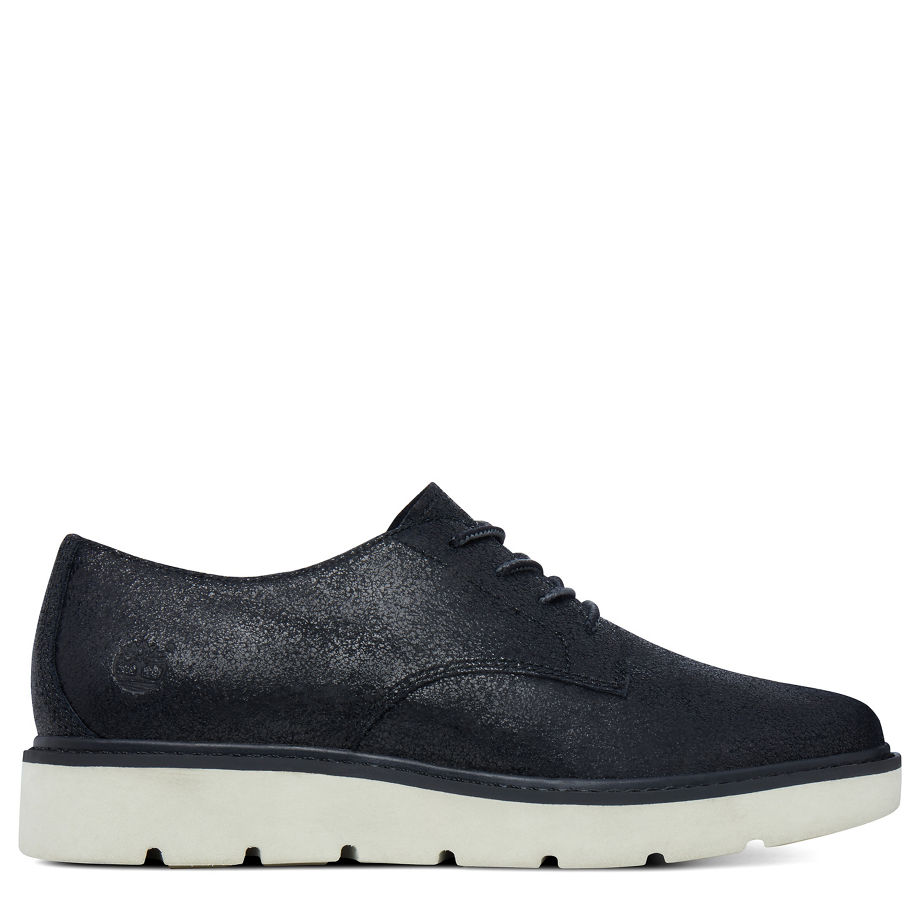 Timberland Women's Kenniston Oxford Black Black Charred Suede