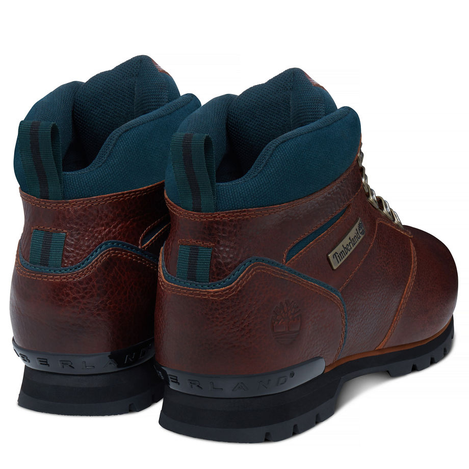 Timberland Men's Splitrock 2 Hiker Dark Brown Brown/Green