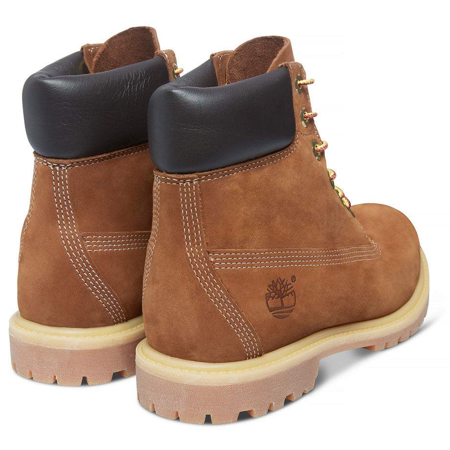 Timberland Women's 6-Inch Premium Boot Brown Rust Waterbuck