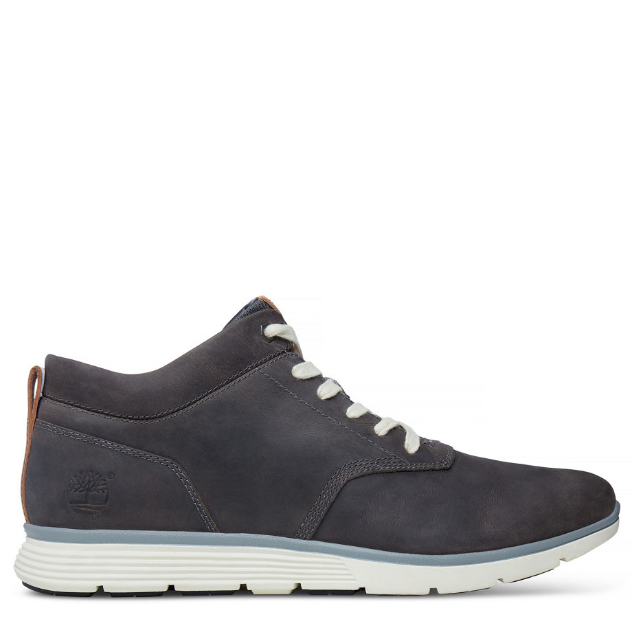 Timberland Men's Killington Half Cab Chukka Steel Grey Pewter Saddleback Full Grain