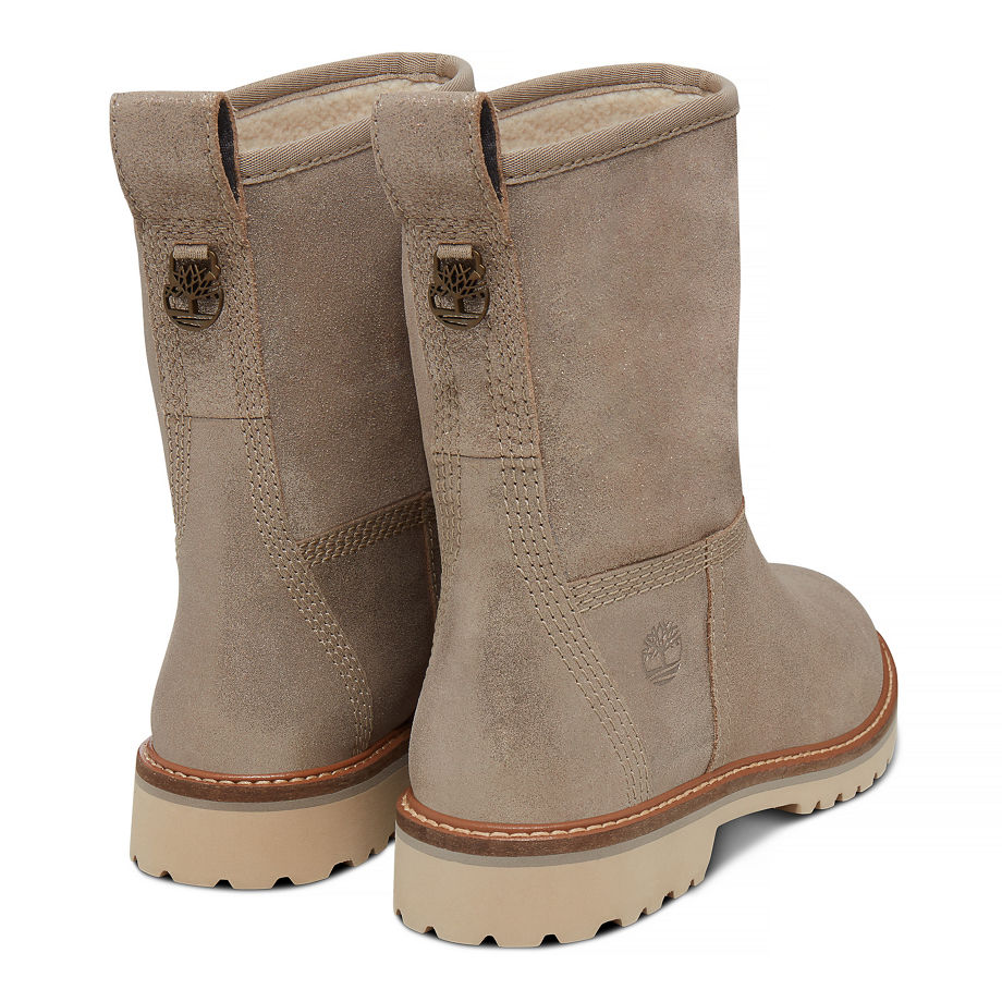 Timberland Women's Chamonix Valley Winter Boot Gold Gold Shiny Suede