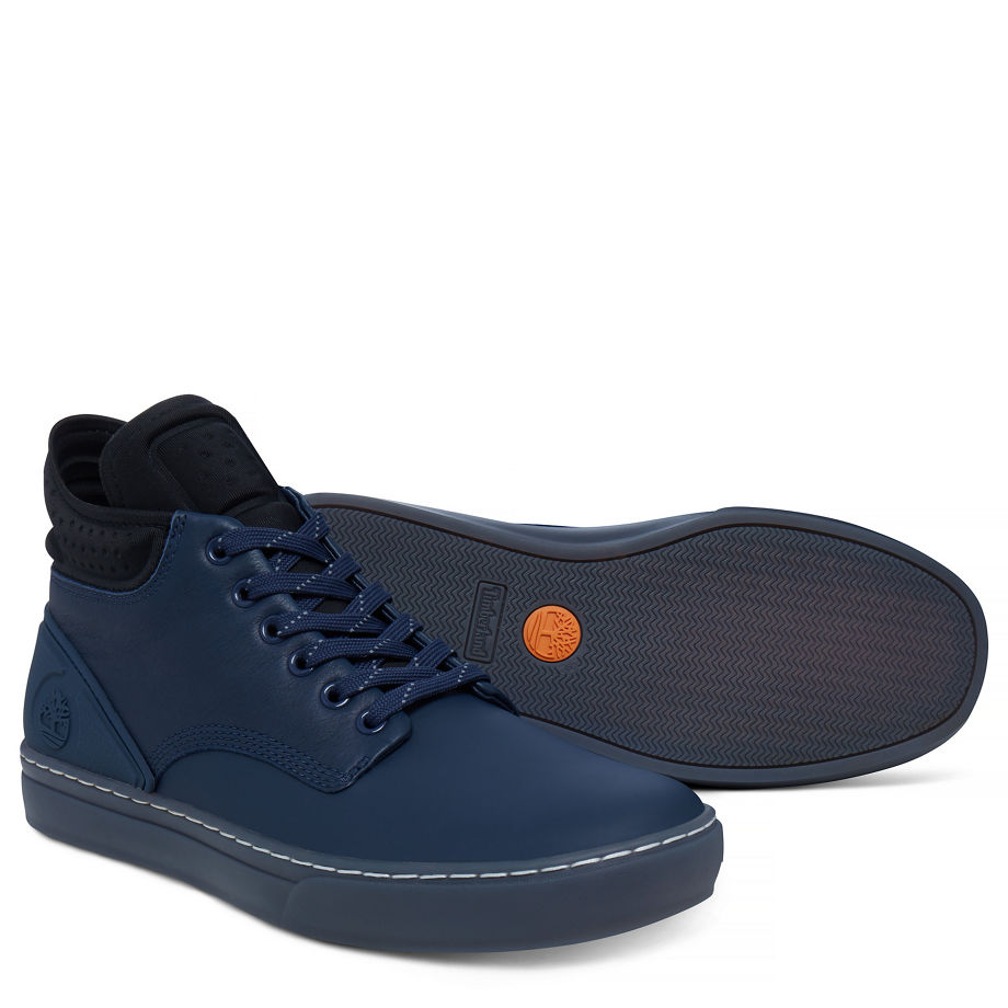 Timberland Men's Adventure 2.0 Cupsole Rubberised Chukka Navy Black Iris Rubberized