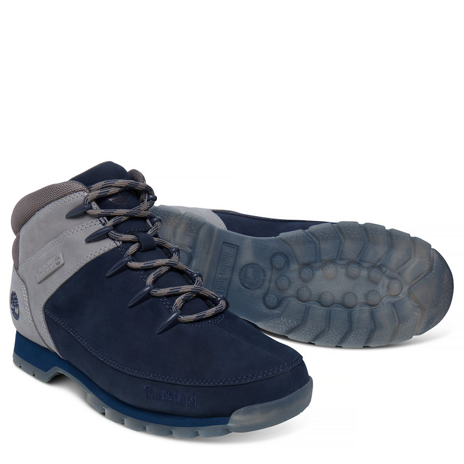 Timberland Men's Euro Sprint Hiker Boot Navy/Grey Navy/Grey