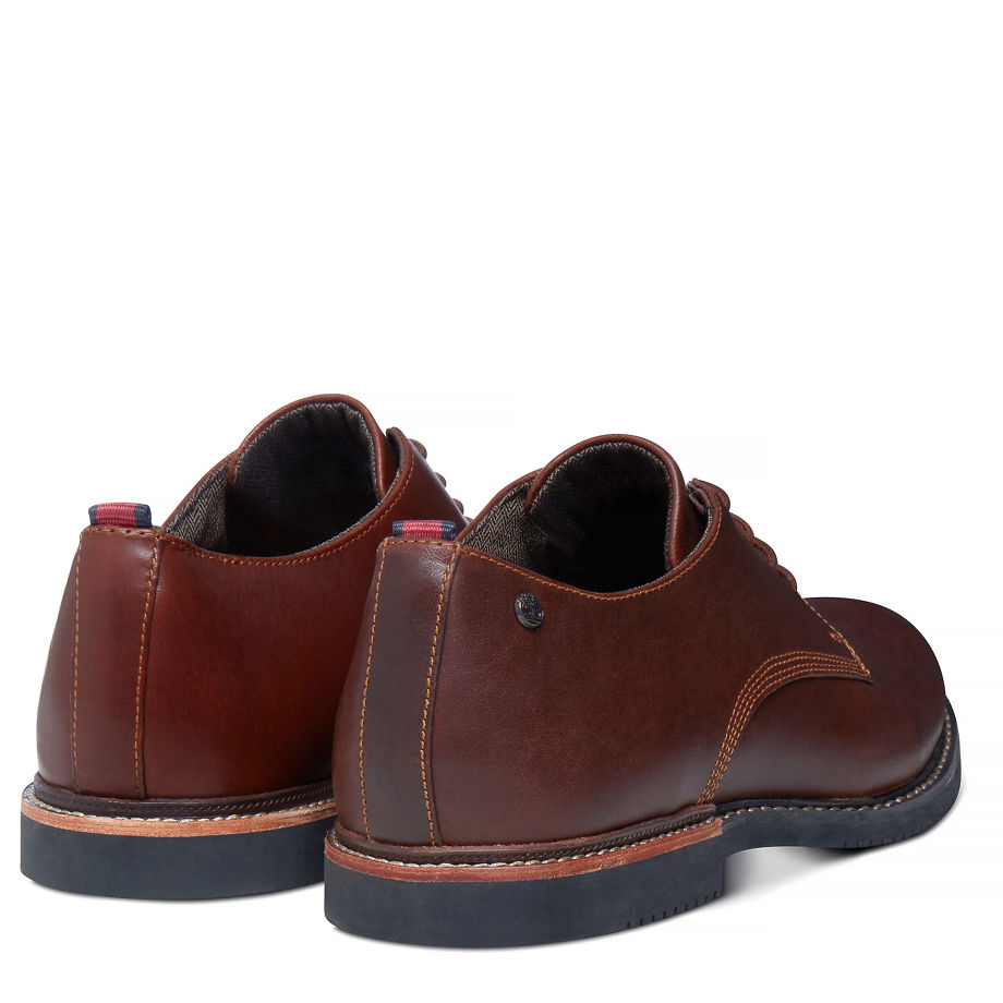 Timberland Men's Brook Park Oxford Brown Red Brown Smooth