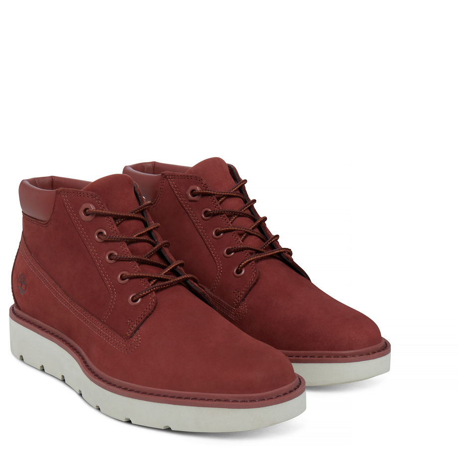 Timberland Women's Kenniston Nellie Boot Red New Sable Nubuck