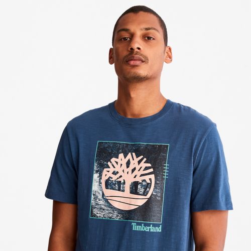 Timberland Men's Logo Slub T-Shirt