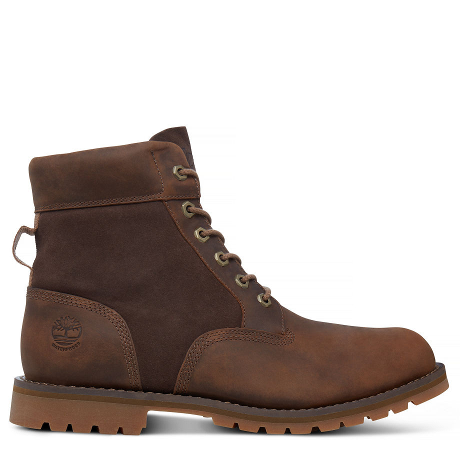 Timberland Men's Larchmont 6-inch Waterproof Boot Gaucho Saddleback