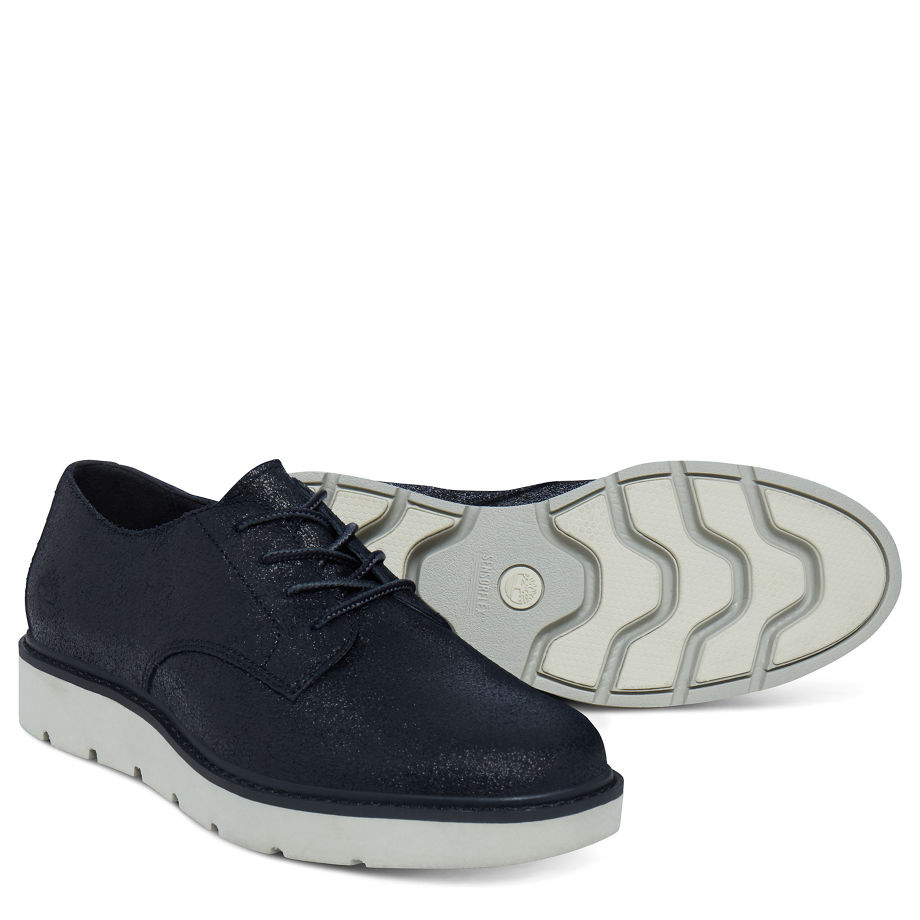 Timberland Women's Kenniston Oxford Black Black Charred Suede