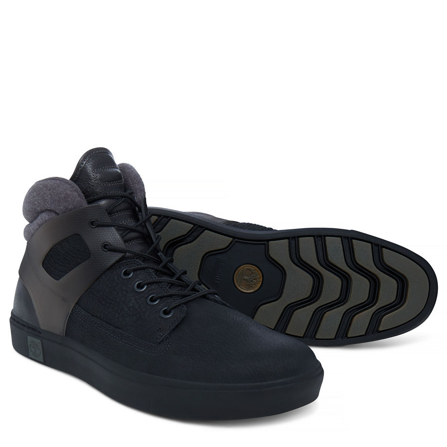 Timberland Men's Amherst Winter Chukka Black Black Vecchio