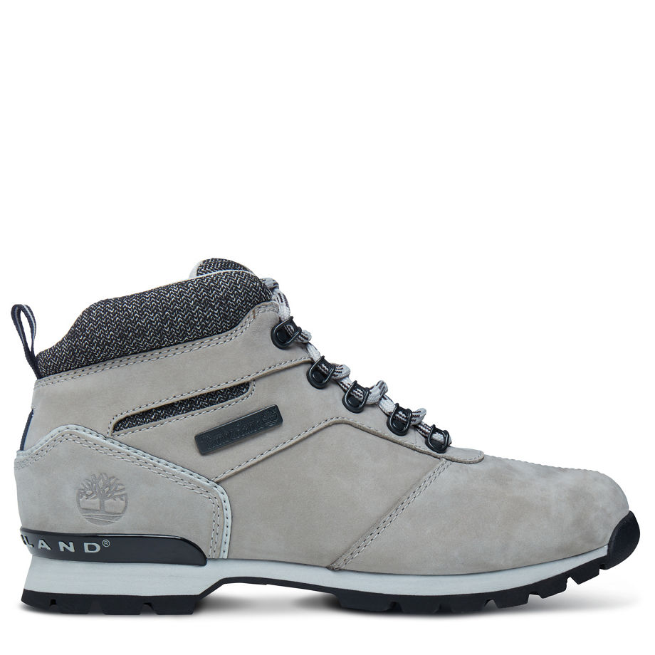 Timberland Men's Splitrock Mid Boot Grey Af Grey Naturebuck Nubuck