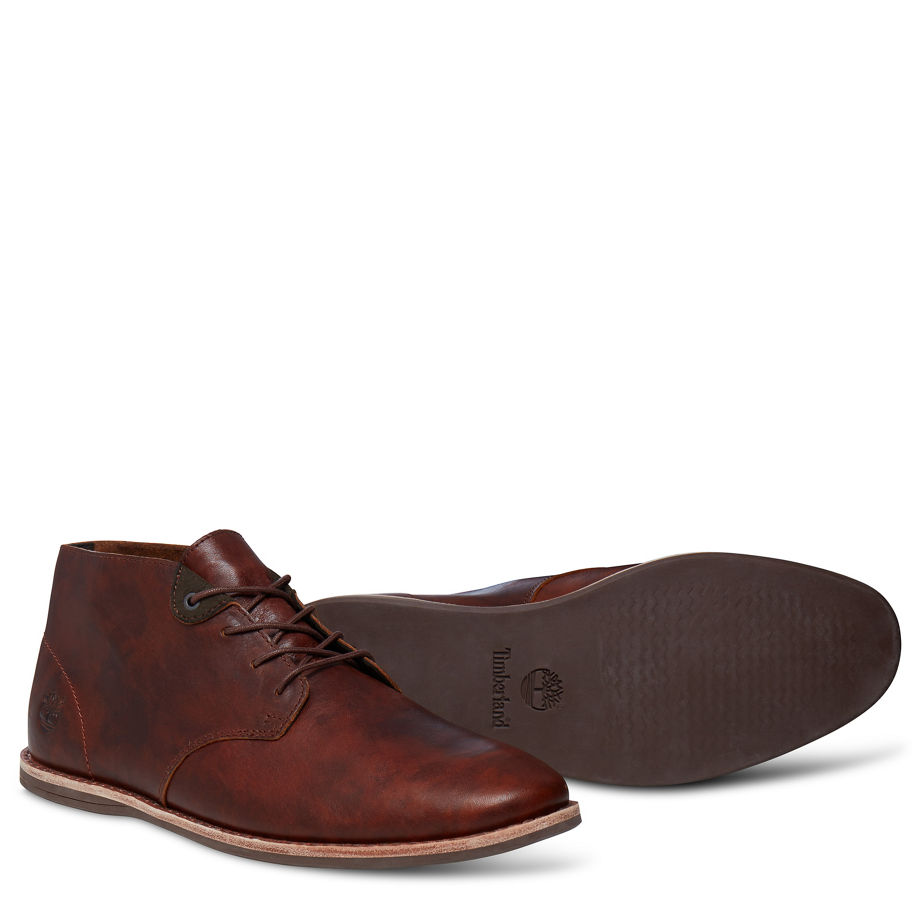 Timberland Men's Revenia Plain Toe Chukka Light Brown Dark Sudan Brown Mars Fg