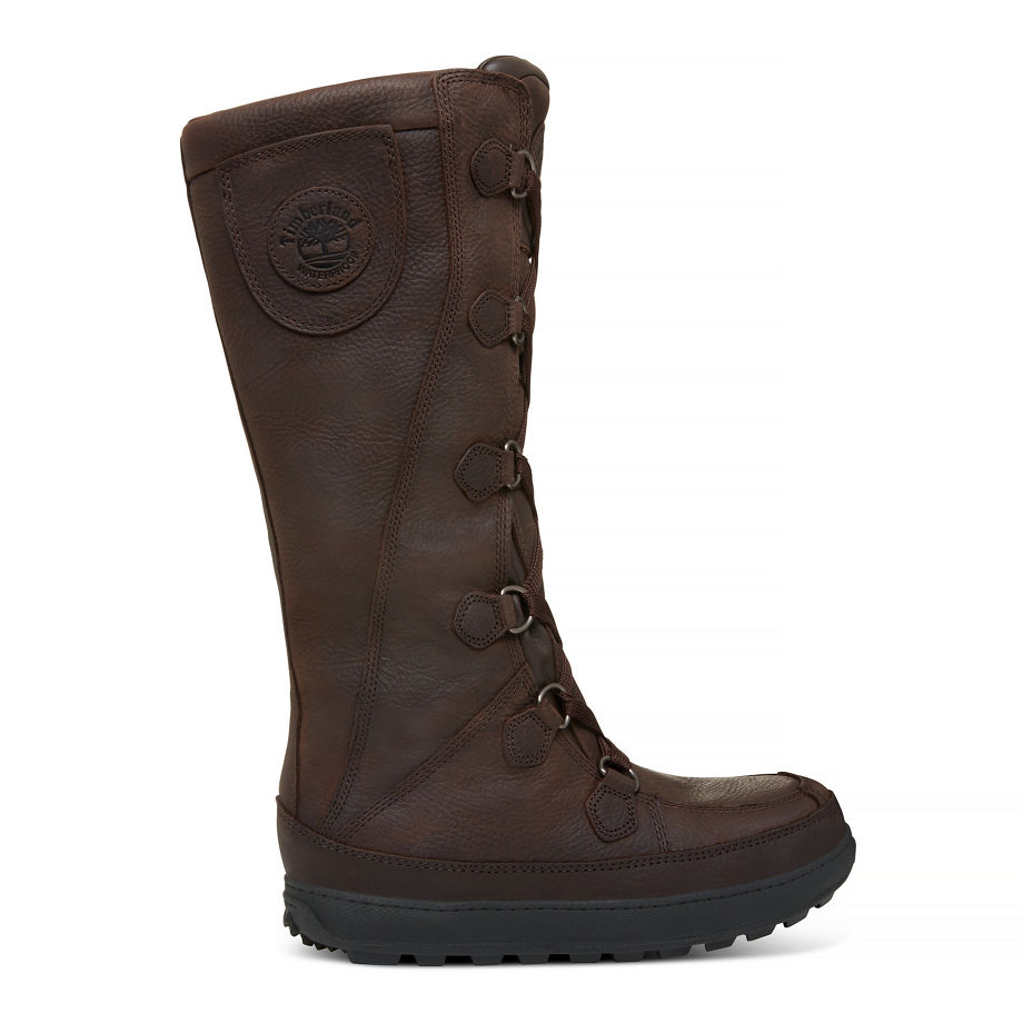 Timberland Women's Mukluk Boot Brown Dark Brown Oiled