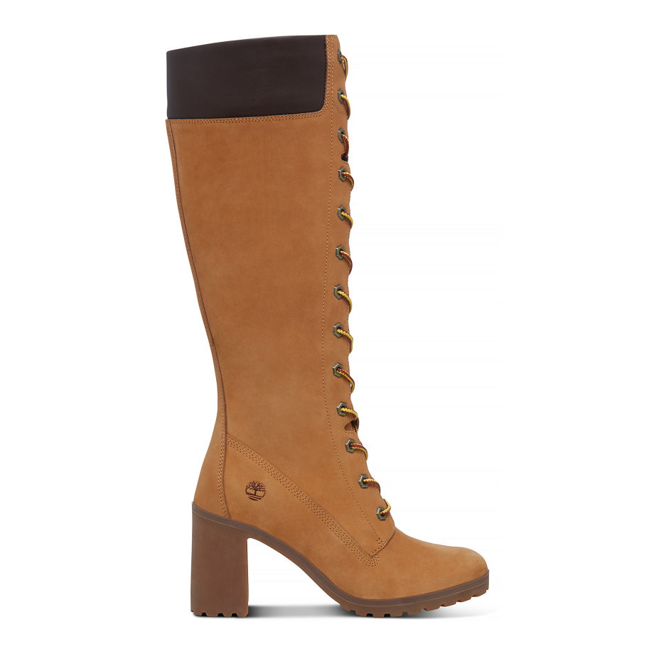 Timberland Women's Allington 14-Inch Boot Yellow Wheat Nubuck