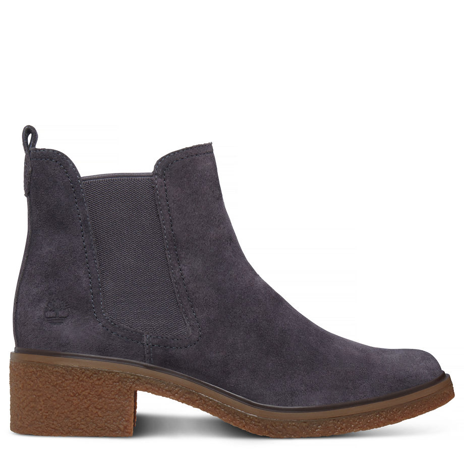 Timberland Women's Brinda Chelsea Grey Forged Iron Suede