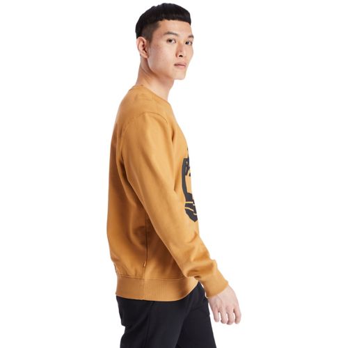 Timberland Men's Timberland Tree-Logo Crewneck Sweatshirt