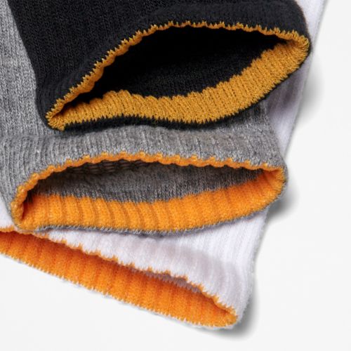 Timberland Men's 3-Pack Newmarket Village Logo Crew Socks