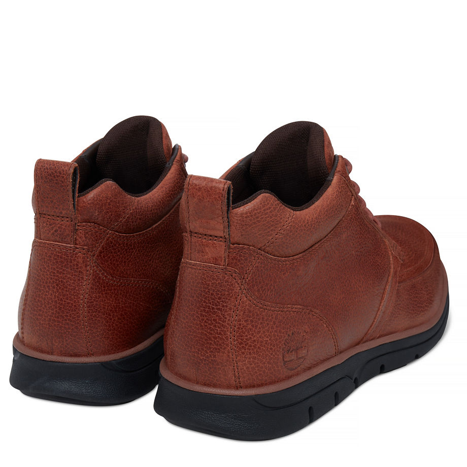 Timberland Men's Bradstreet Moc Toe Chukka Cognac Cognac Woodlands