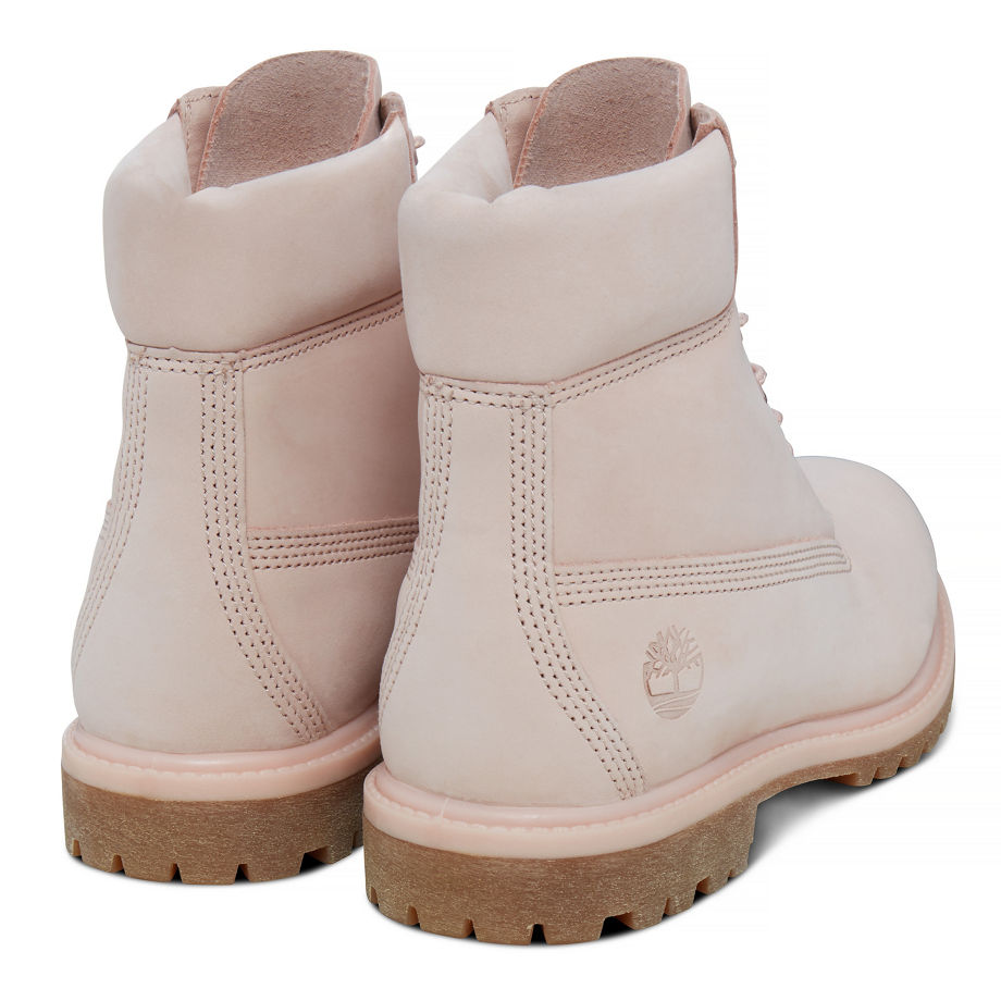Timberland Women's 6-inch Icon Boot Pastel Rose Cameo Rose Waterbuck Monochromatic