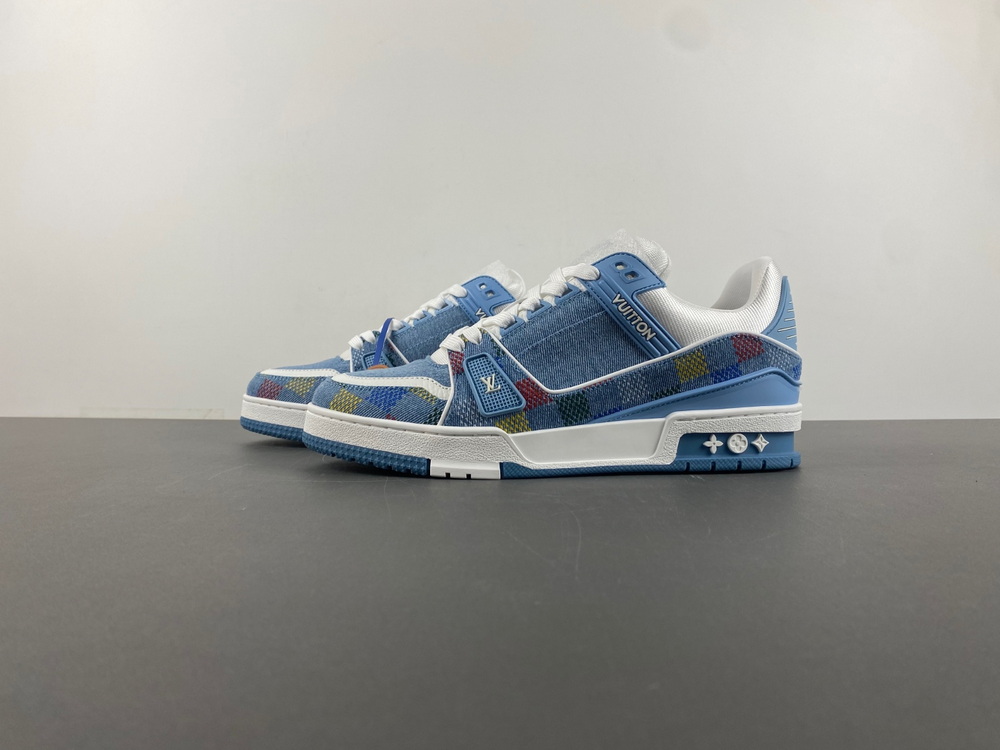 Top Batch Louis Vuitton LV trainer Blue