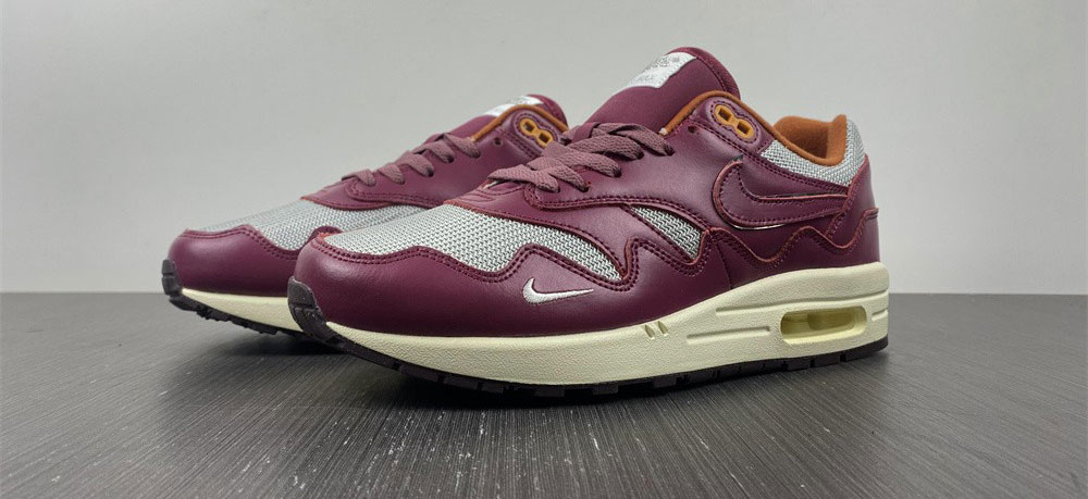 Nike Air Max 1 Patta Waves Rush Maroon