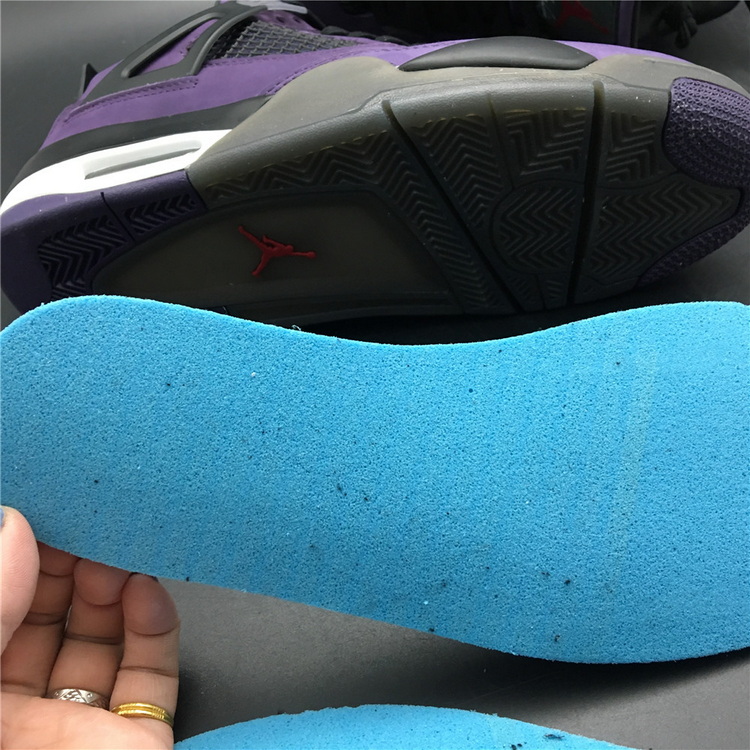 Jordan Retro 4 Travis Scott Purple