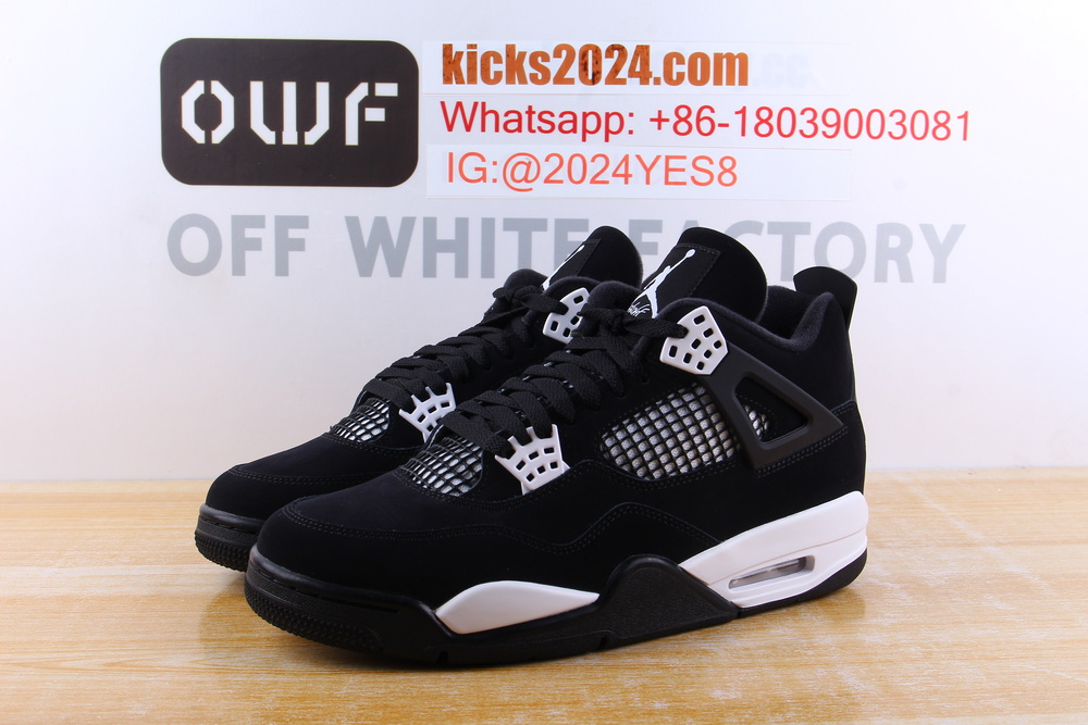 GX batch Jordan 4 Retro White Thunder Biggest 14