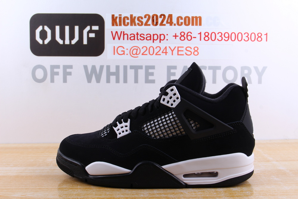 GX batch Jordan 4 Retro White Thunder Biggest 14