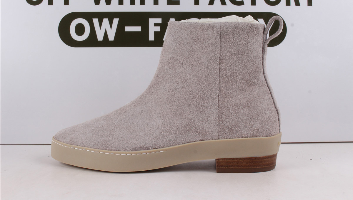 @OWF Fear of God Grey Santa Fe Chelsea Boots