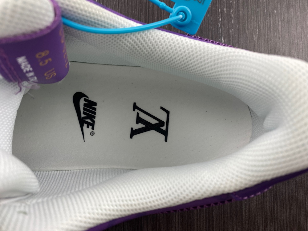 Louis Vuitton Nike Air Force 1 Low By Virgil Abloh White Purple