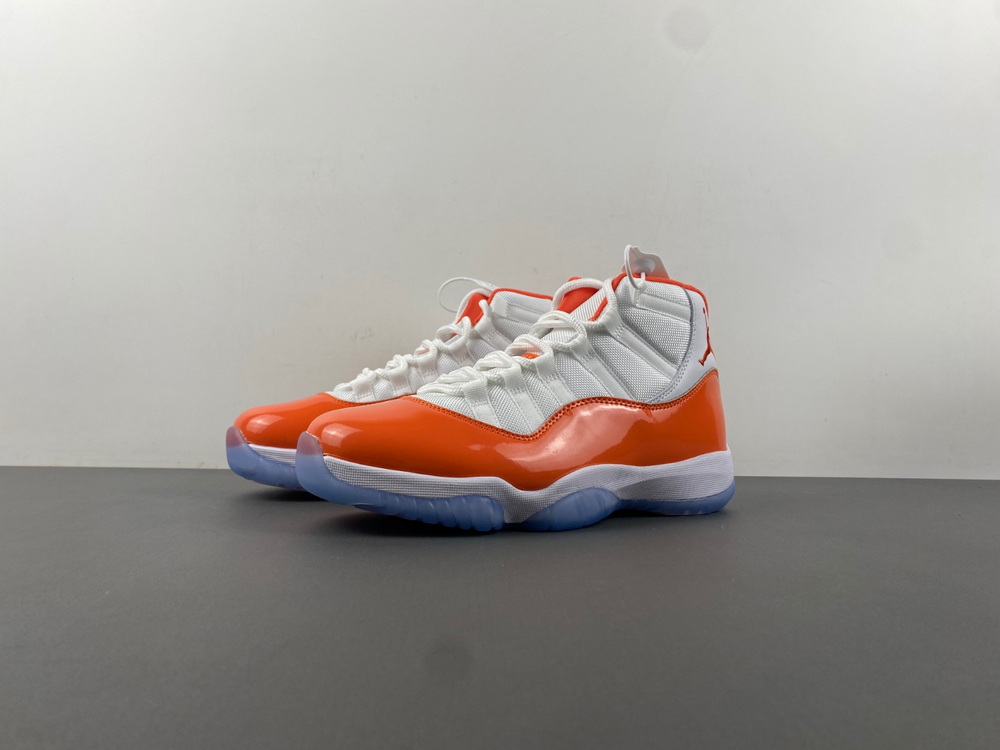 Air Jordan 11 White Orange size 14