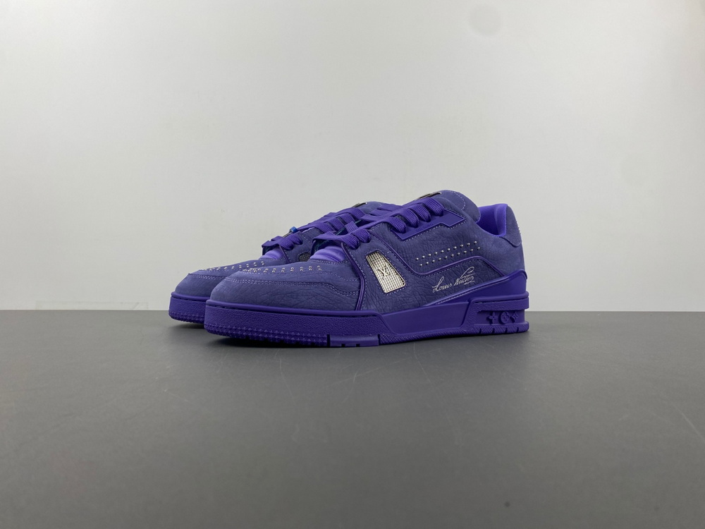 Top Batch Louis Vuitton LV trainer Purple