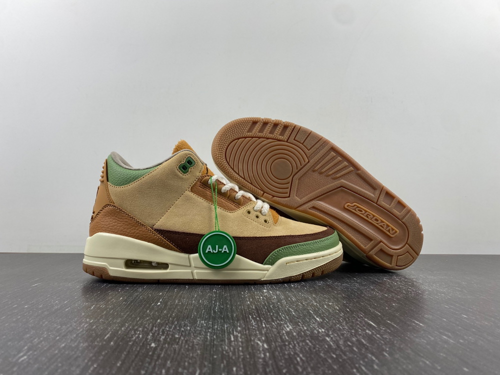 Air Jordan 3 Retro Palomino Green CT8532-102