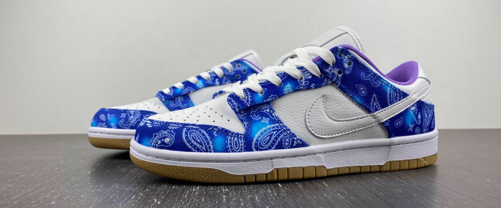 Nike SB Dunk Low White Navy Blue Purple CT5053-041