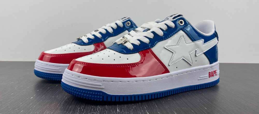 A Bathing Ape Bape Sta Blue Red