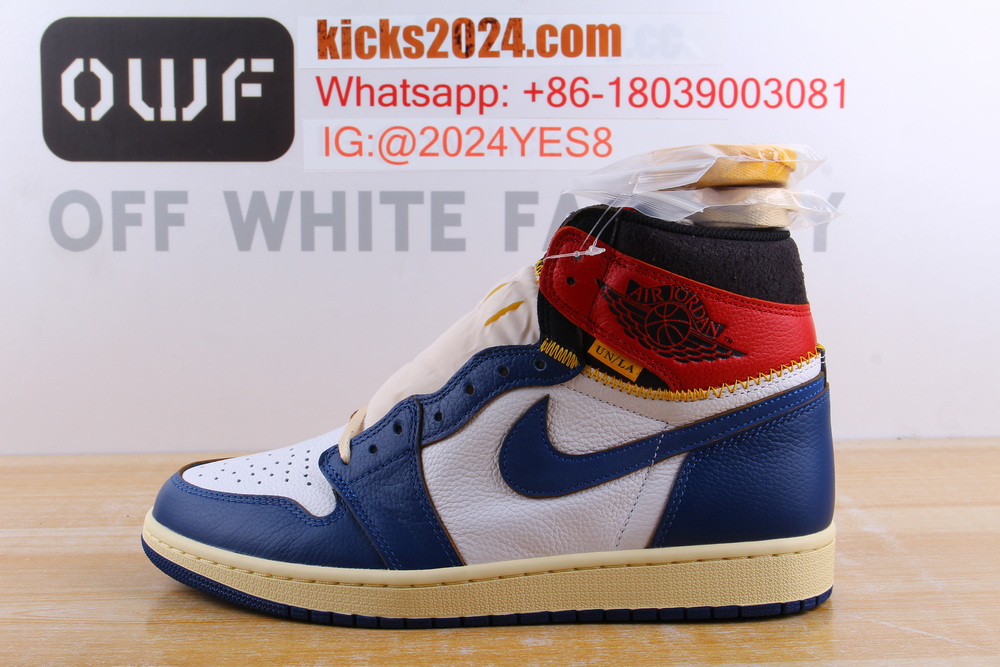 LJR batch Air Jordan 1 Union Los Angeles Blue Toe
