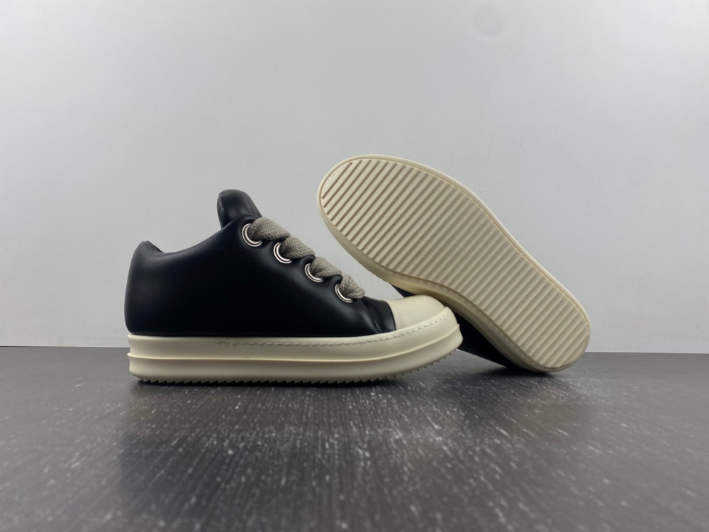 Rick Owens Porterville Jumbolaced Low Black